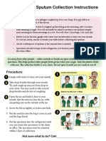 Sputum Collection Instructions