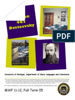 Dostoevsky Course Study Russian Lit
