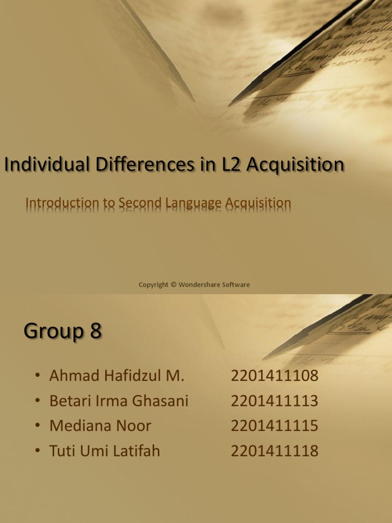 Second Language Acquisition | PDF | Second Language Acquisition ...