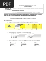 Teste diagnóstico HCA 10º e 11º