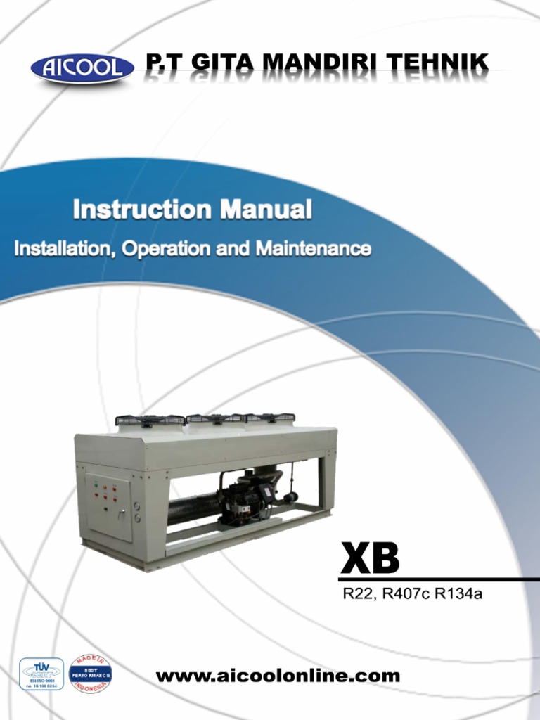 XB Manual Complete Aicool Chiller | PDF