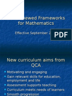 The Renewed Frameworks for Mathematics