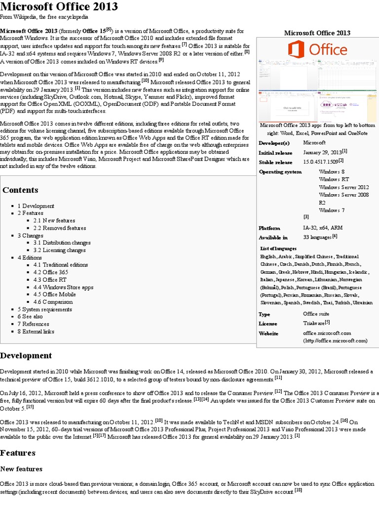 Microsoft Office 13 Wikipedia The Free Encyclopedia Microsoft Office 13 Microsoft Office