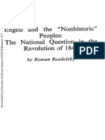 (UploadMB - Com) Rosdolsky-Engels and The Nonhistoric Peoples-The National Question in The Revolution of 1848