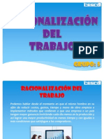 Racionalización Del Trabajo