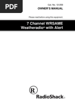 Download Radio Shack 12-250 7-Channel radio Owners Manual by Rufus SN16918755 doc pdf