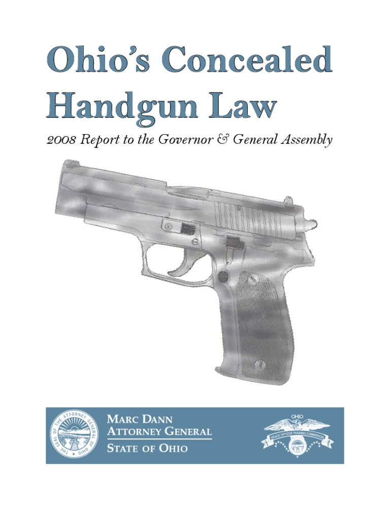 Ohio Concealed Handgun Law 2007 Report | PDF | Concealed Carry In The ...