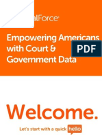 Empowering Americans With Court & Government Data