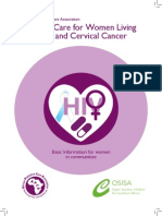 APCA_Palliative Care for Women Living With HIV and Cervical Cancer (2013)