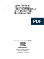 Mujeres Fronterizas en La Industria Maquiladora