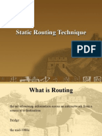 Static Routing Technique
