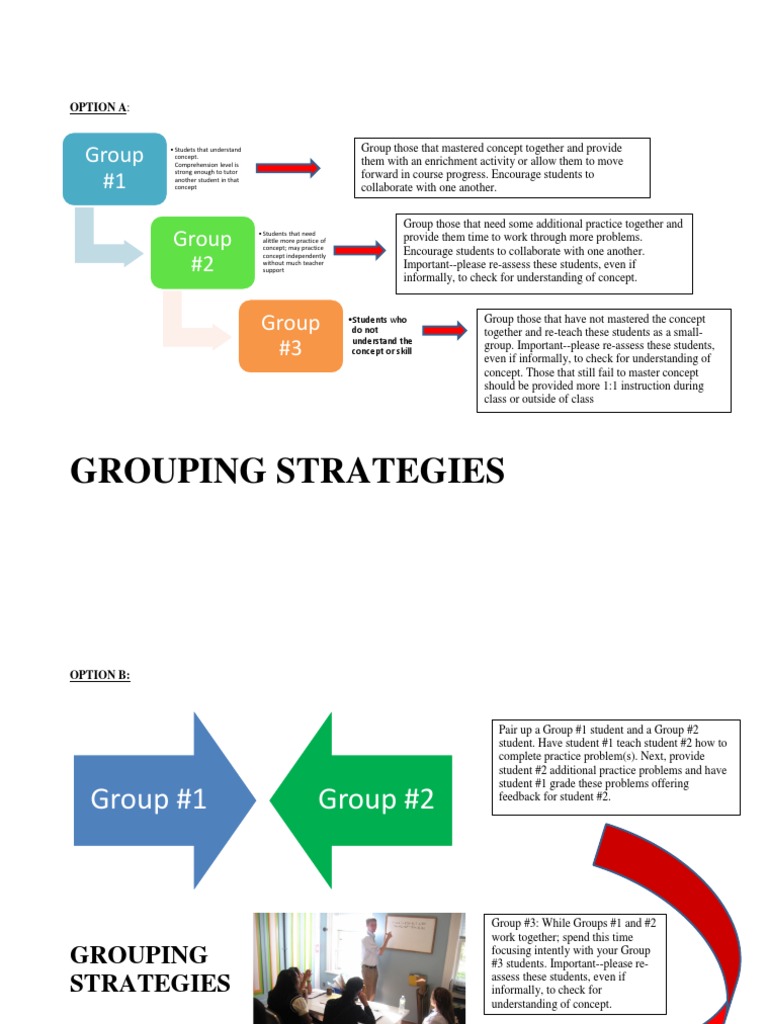 Classroom Grouping Techniques | PDF
