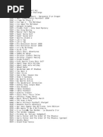 Download Wii Game ID Codes ROUGH LIST by Tuskone SN16919857 doc pdf