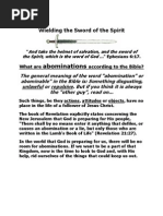 What Are Abominations According to God