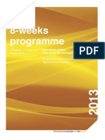 8-Weeks Petroleum Policy and Resource Management - Programme Information and Application Procedure 2013