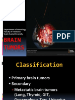 Brain Tumors: Department of Neurology Faculty of Medicine Syiah Kuala University