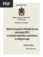 2013 02 04 Etude de Trois Projets de Reutilisation Des Eaux Usees Epurees Oualja