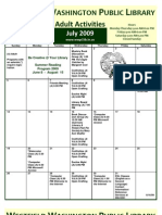 WWPL July 2009 Event Calendar