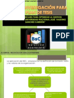 Tema de Investigación para El Plan de Tesis