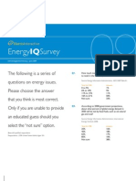 2009 Energy IQ (Questions Only)