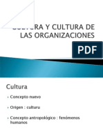 Cultura y Cultura de Las Organizacionessaludocupacional