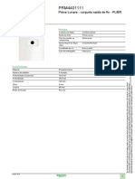 Product Data Sheet: Prime Lunare - Conjunto Saida de Fio - PL/BR