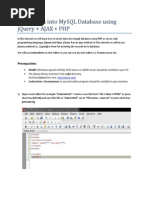 Download Insert Data Into MySQL Database Using jQuery AJAX PHP by Danielle Gordon SN169219175 doc pdf