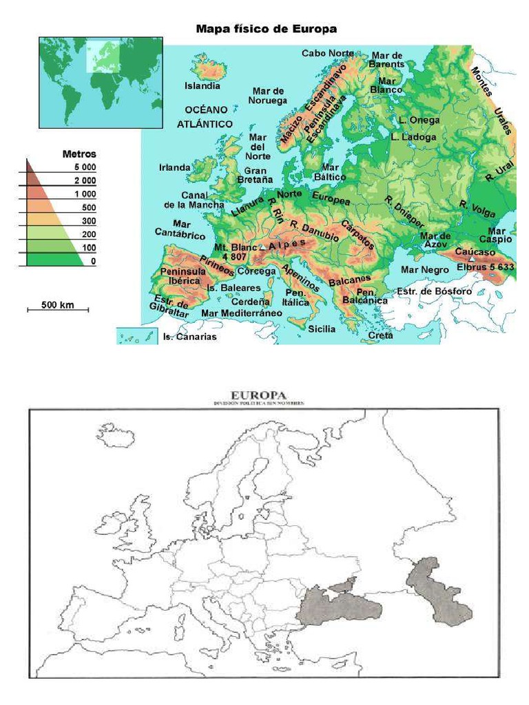 Mapas de Europa