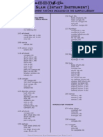 Afrolatin Slam Instruments & Contents 