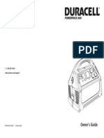 Manual Duracell DPP-600HD Powerpack 600