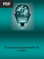 El Discurso Argumentativo III La Falacia