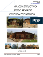 Sistema Constructivo Adobe Armado Vivienda Economica (Mario Dominguez)