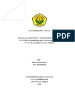 PELAKSANAAN KEGIATAN PROTEKSI BIBIT TEMBAKAU UNTUK MENGENDALIKAN SERANGAN Spodoptera Litura DI PTPN X KEBUN KERTOSARI JEMBER