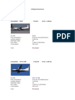 Catálogo de Aeronaves Completo