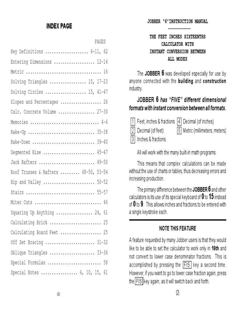 Jobber 6 Manual PDF Sine Trigonometric Functions