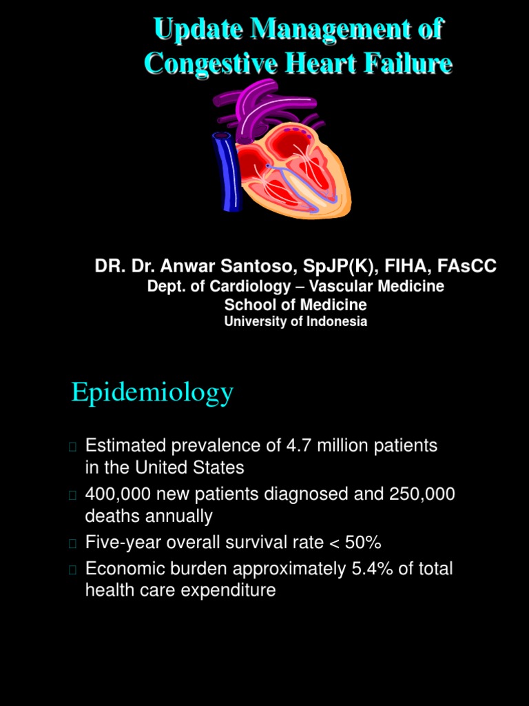 Update On The Management of CHF | PDF | Heart Failure | Angiotensin