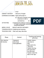 Mathematics Lesson Plan 