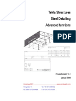 Tekla 13 - Steel Detailing - Advanced Functions