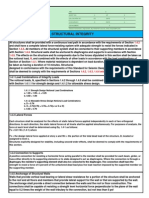 Chapter 1 - 1.4 General Structural Integrity: JOB Sheet No. OF Calculated By: Date Checked By: Date Job Number: X X X