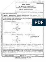 Indian Standard: Methods of Tests For Internal Combustion Engines