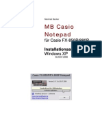 MBCasioNotepad - Installation Guide