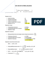 PERSAMAAN BALANCE MATERIAL RESERVOIR