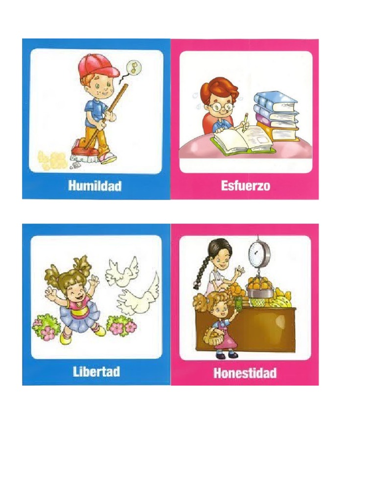 Memorama de Valores | PDF