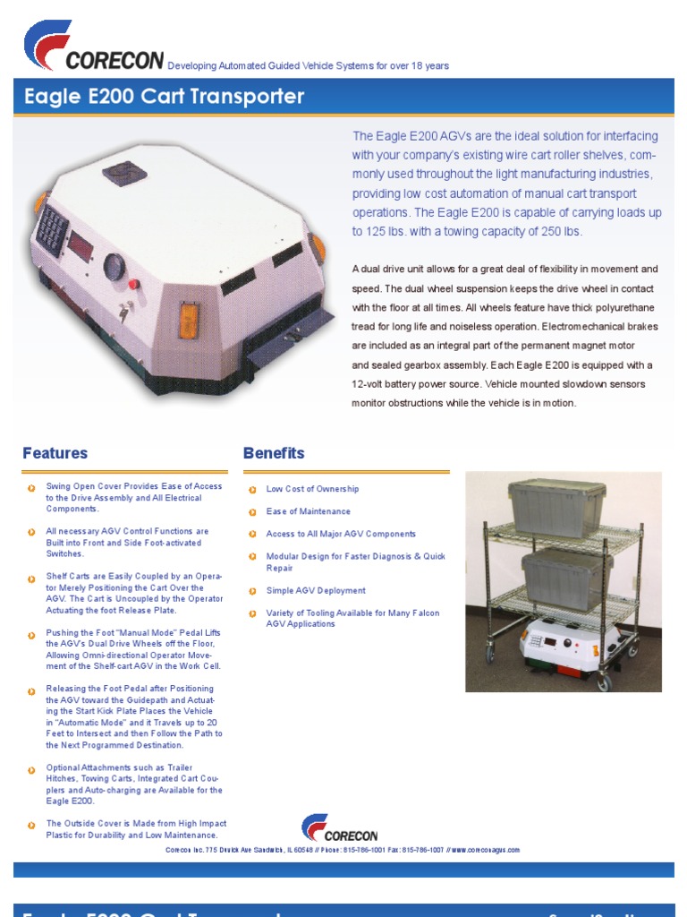 Cart Transporter Tobot Brochure | PDF