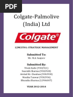 Colgate-Palmolive (India) LTD: Submitted To