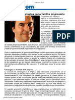 Ausencia de Extrategias en La Familia Empresaria - Dinero - Opt PDF