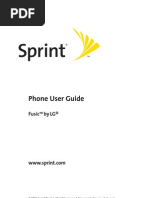 LG Fusic User Guide