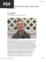 Ann Lauterbach interviewed by John Reed