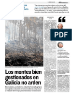 Los montes bien gestionados en Galicia no arden