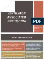 Ventilator Associated Pneumonia: Blok Tropical Medicine - 16 September 2013